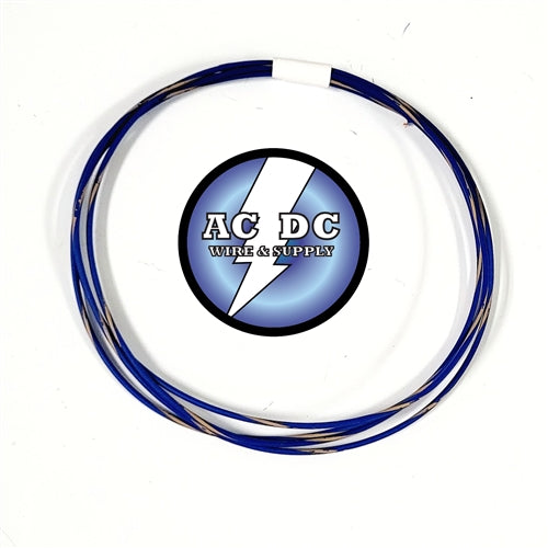 TXL 22 AWG AUTOMOTIVE WIRE BLUE W/ TAN STRIPE