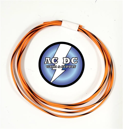 TXL 22 AWG AUTOMOTIVE WIRE ORANGE W/ BROWN STRIPE