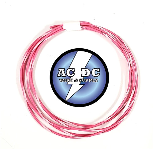 TXL 22 AWG AUTOMOTIVE WIRE PINK W/ WHITE STRIPE