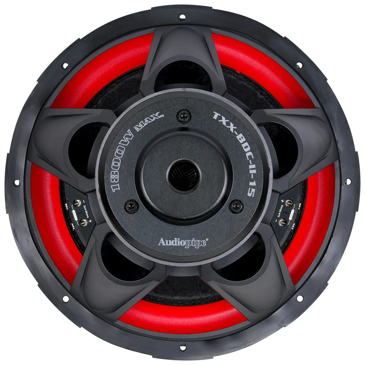 Audiopipe TXX-BDC-II-15 | 15“ 900W RMS Double Stack Composite Cone Subwoofer Audiopipe