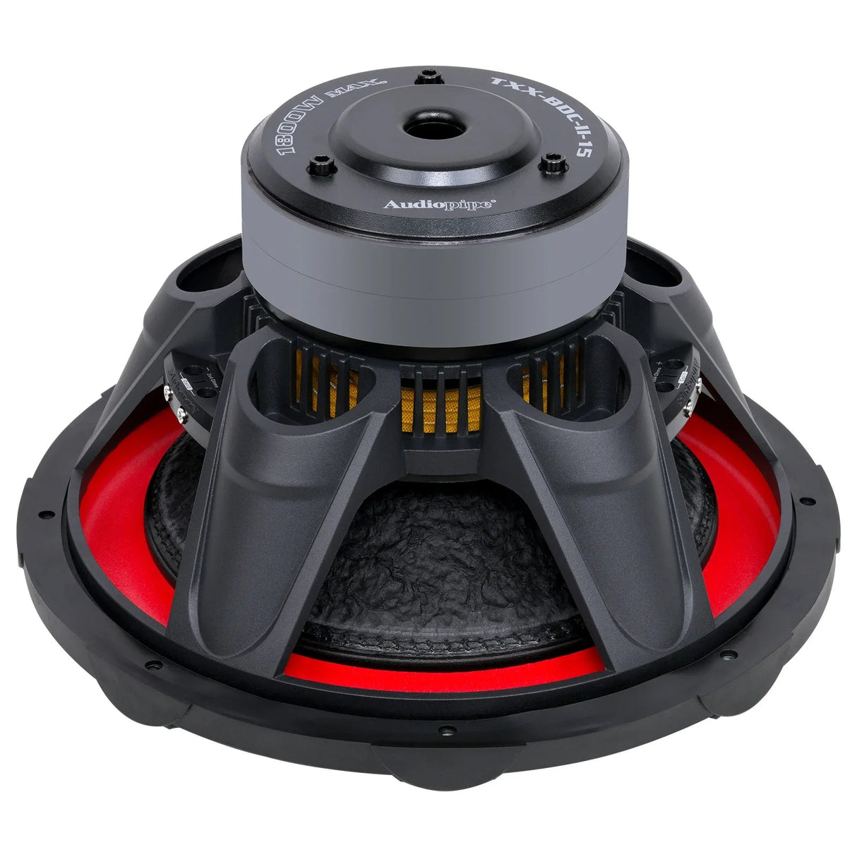 Audiopipe TXX-BDC-II-15 | 15“ 900W RMS Double Stack Composite Cone Subwoofer Audiopipe