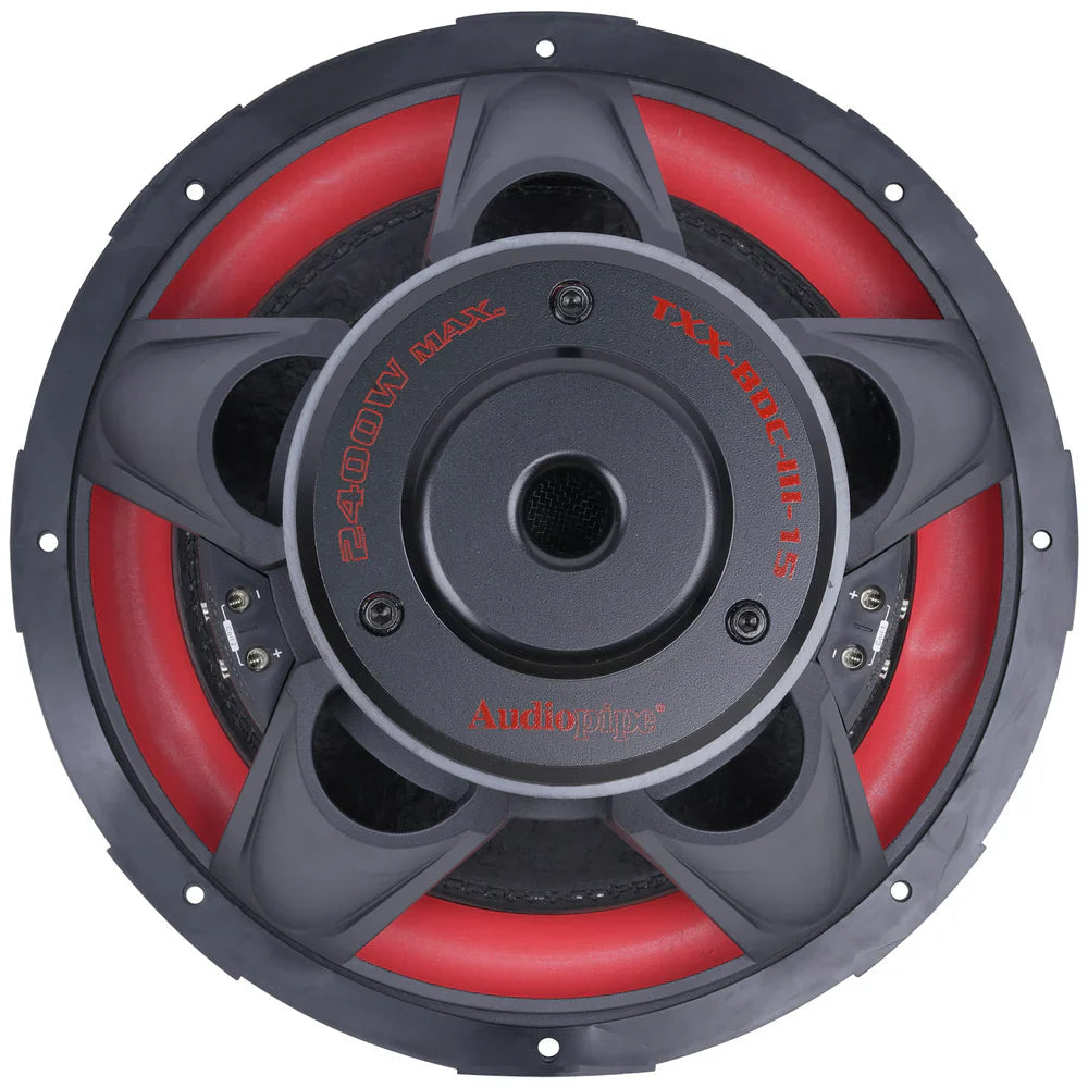Audiopipe TXX-BDC-III-10 | 10" 700W RMS Triple Stack Composite Cone Subwoofer DVC Audiopipe
