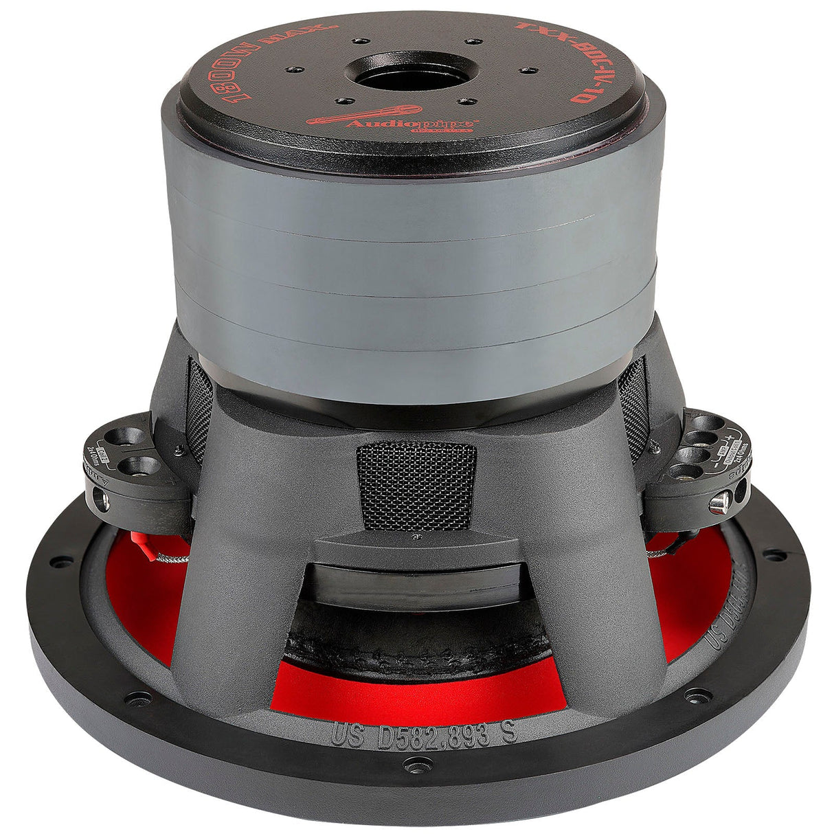 10" Quad Stack Composite Cone Subwoofer (TXX-BDC-IV-10) Audiopipe