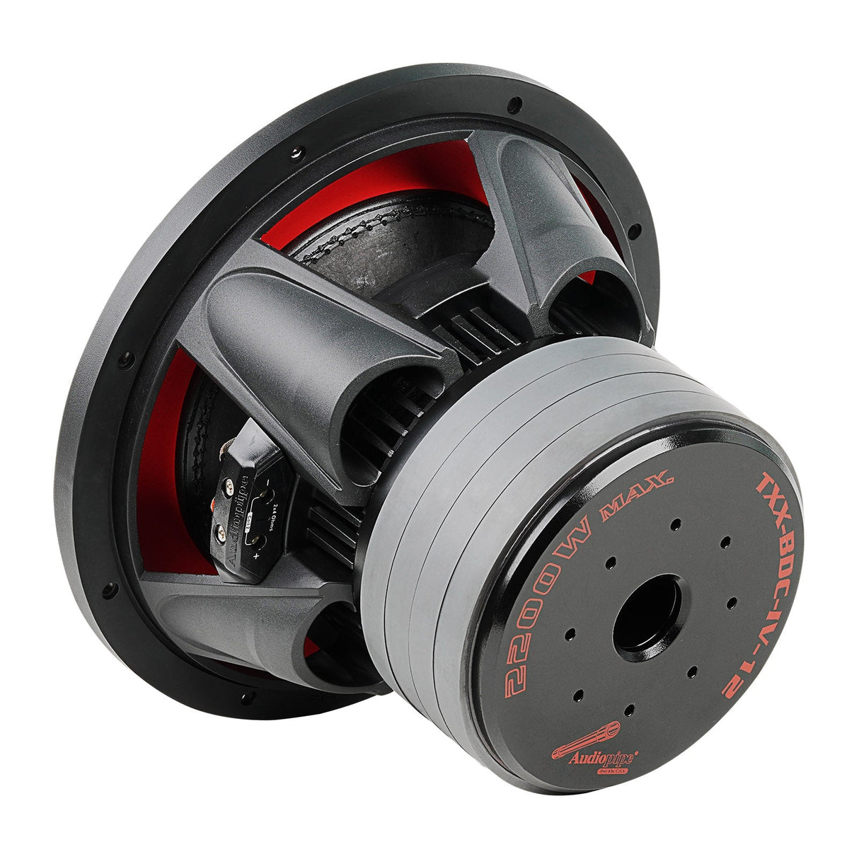 12" Quad Stack Composite Cone Subwoofer (TXX-BDC-IV-12) Audiopipe