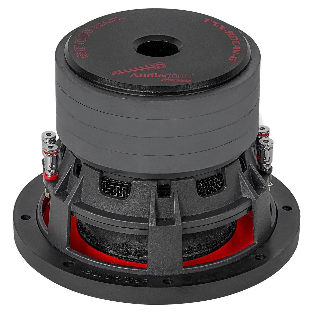 6" Quad Stack Composite Cone Subwoofer (TXX-BDC-IV-6) Audiopipe