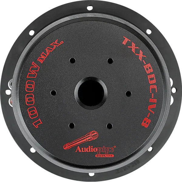 Audiopipe TXX-BDC-IV-8 8" 500W RMS Subwoofer DVC 4-Ohm Audiopipe