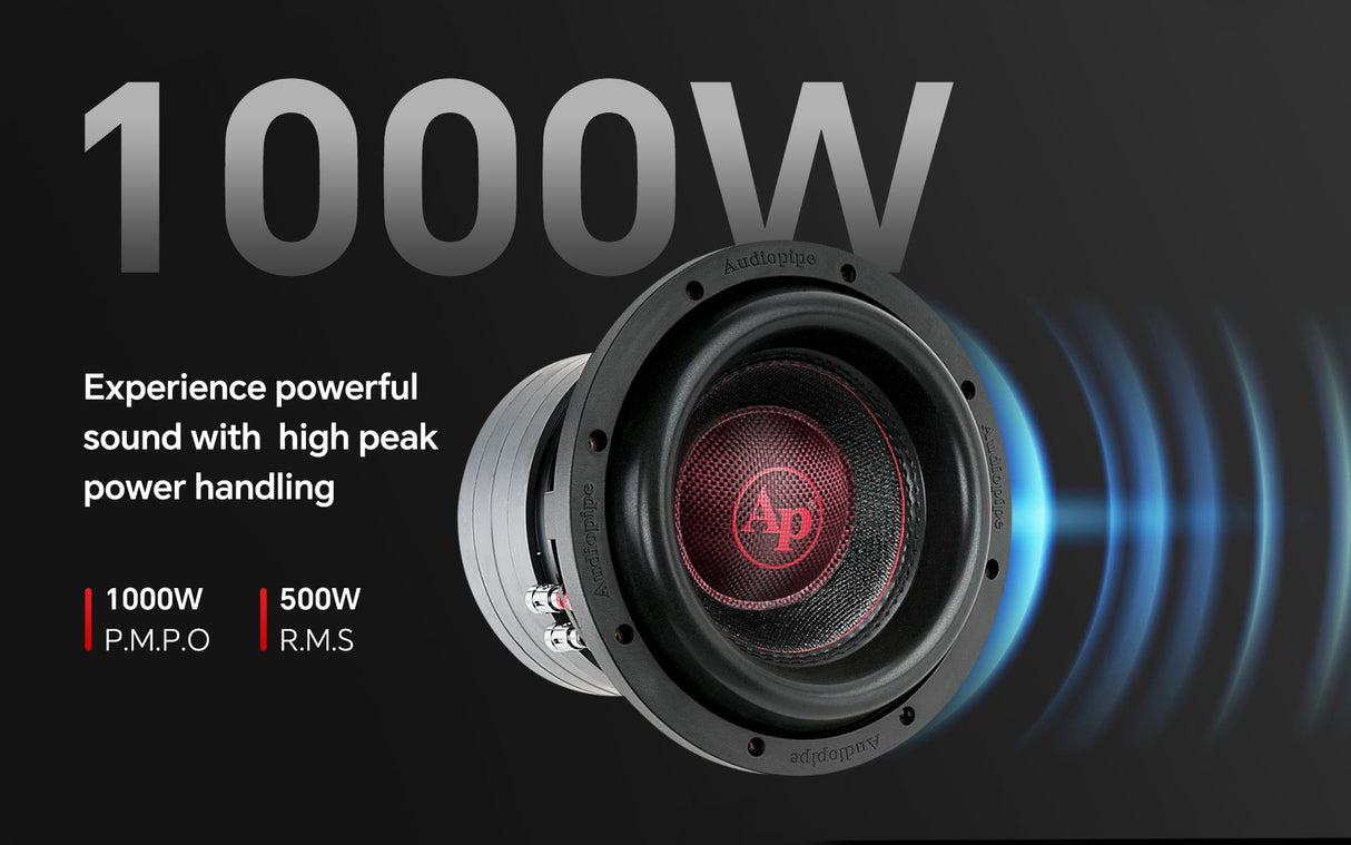 8" Quad Stack Composite Cone Subwoofer (TXX-BDC-IV-8) Audiopipe