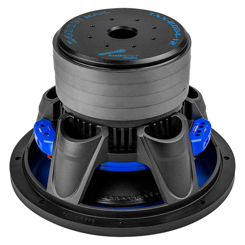 Audiopipe TXX-BDD4-12 12" 1200W RMS SUBWOOFER DVC 4-Ohm Audiopipe