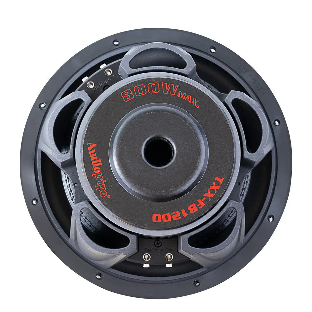Audiopipe TXX-FB1200 | 12" 400W RMS Shallow Mount Subwoofer DVC 4-Ohm Audiopipe