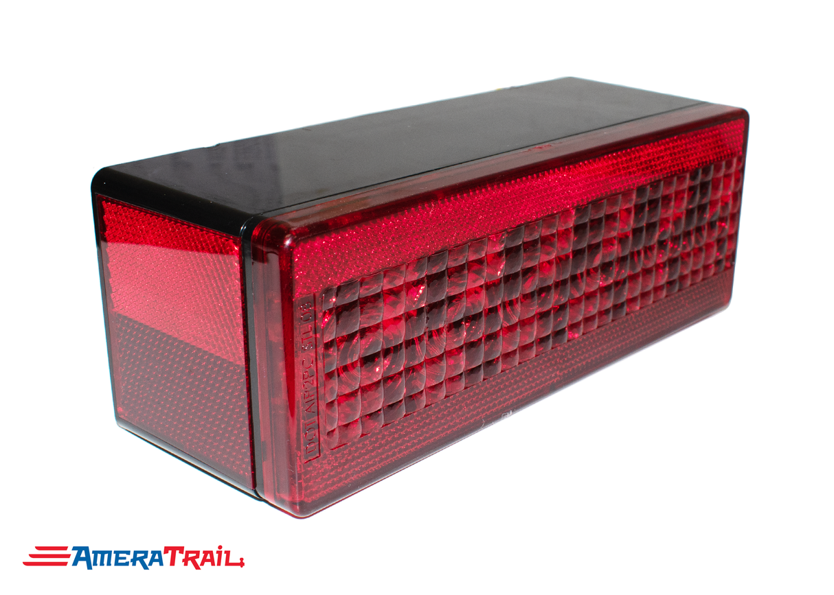 Low Profile Multi-Function LED Taillight, DRIVER, Stop / Turn / Tail / Side Reflector / Tag Light - Tecniq