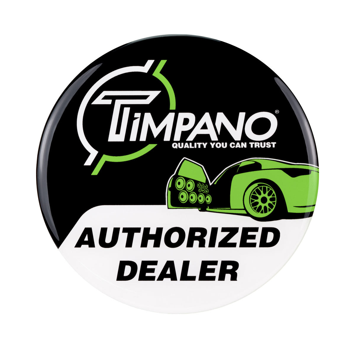 TPT Authorized Dealer Sticker Timpano Audio