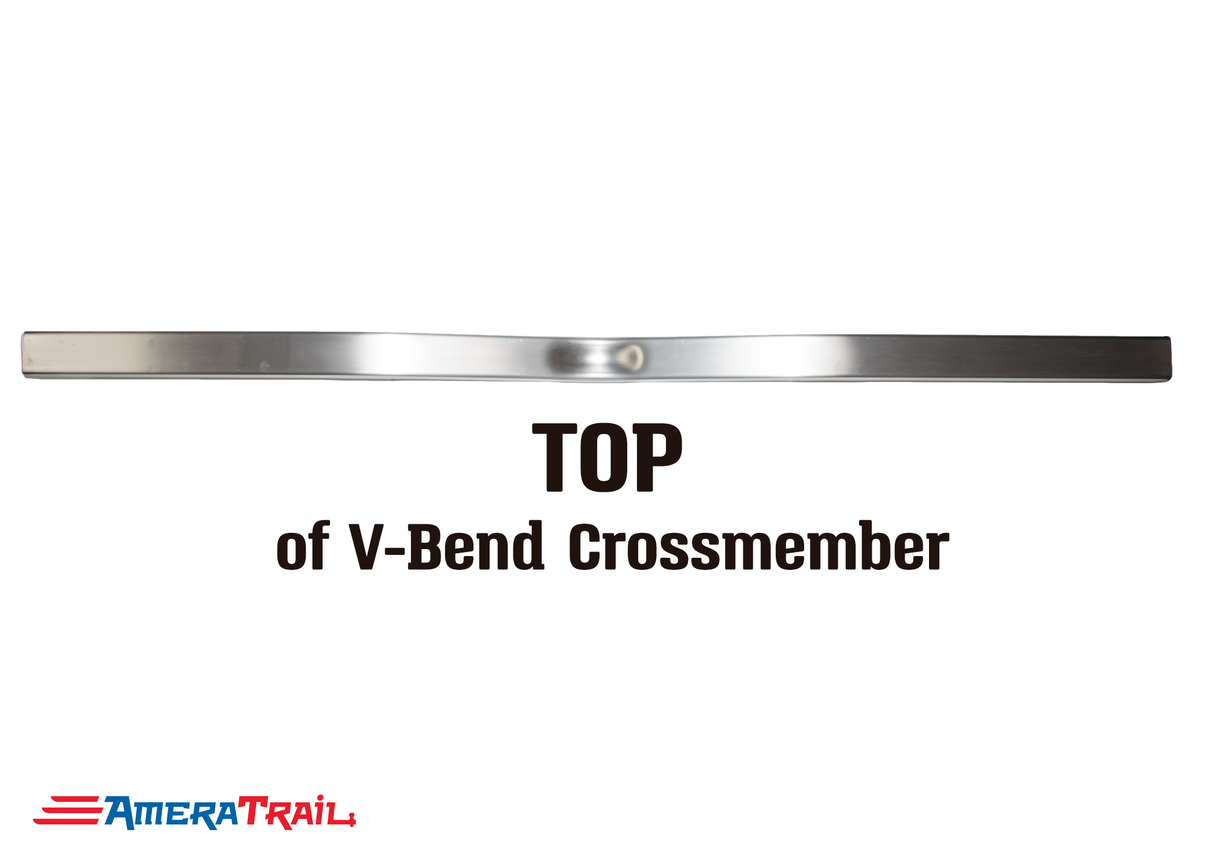59 X 3 X 3" V Bend Cross Member, 1/4" Wall, Structural Aluminum