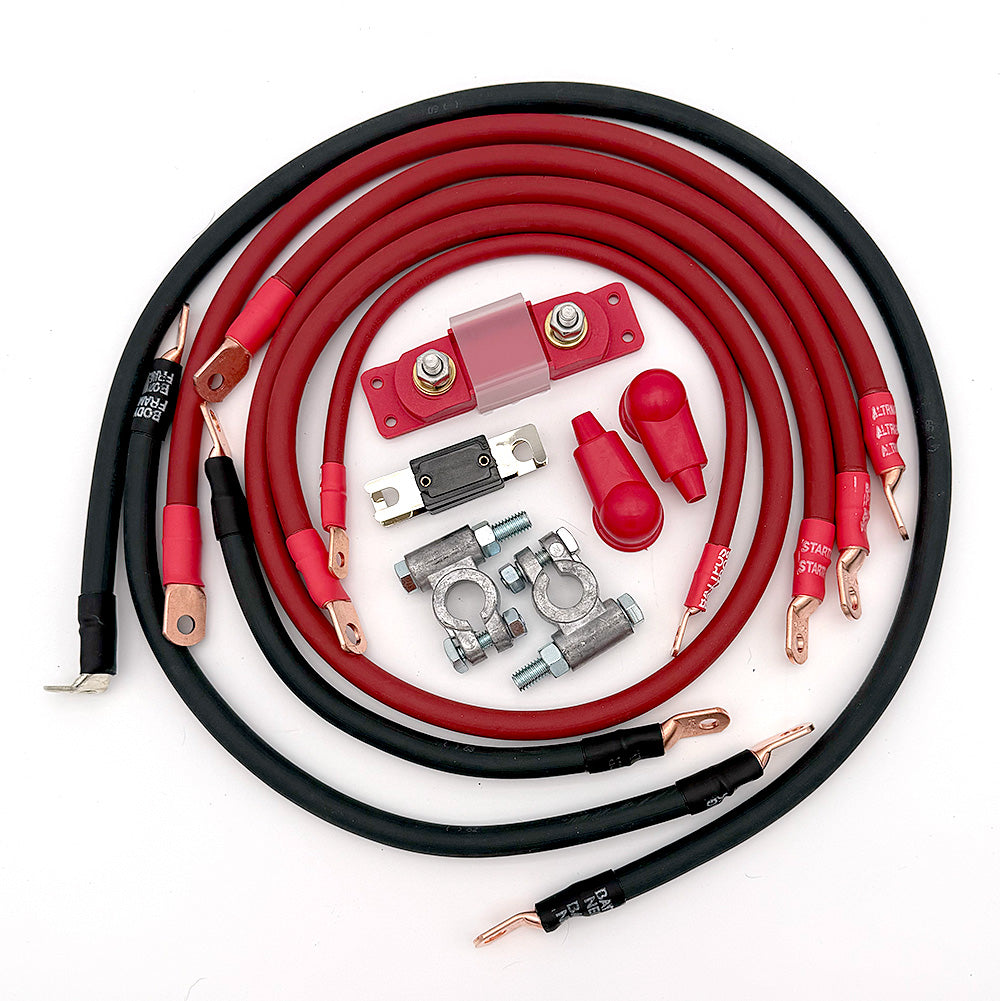 Toyota Land Cruiser Big 7 Battery Cables Kit (FZJ80 - 1993-1997)