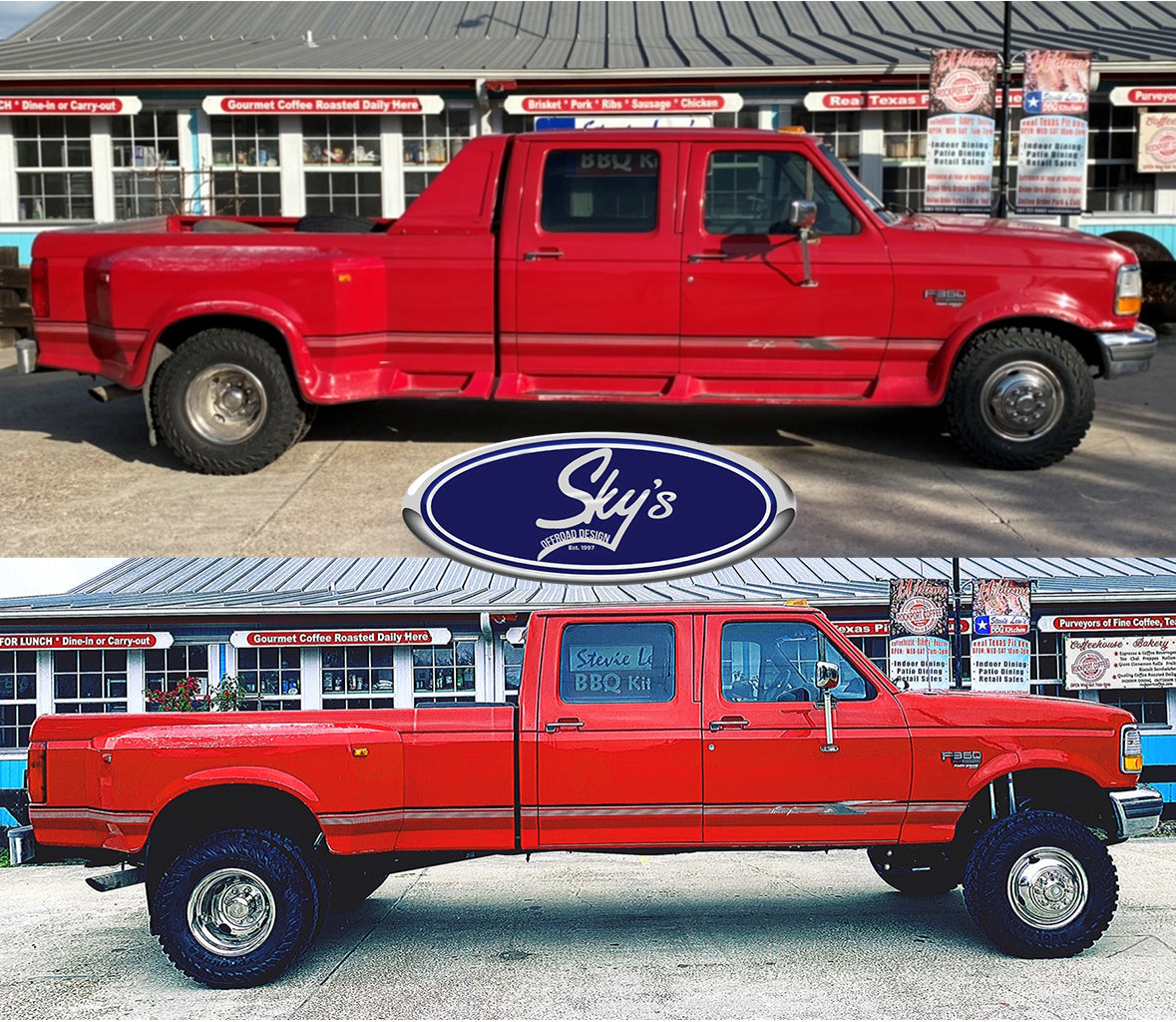 2WD to 4WD Conversion Kit for OBS Dana 60 Axle - 1992-1997 Ford F-Series Sky's Offroad Design