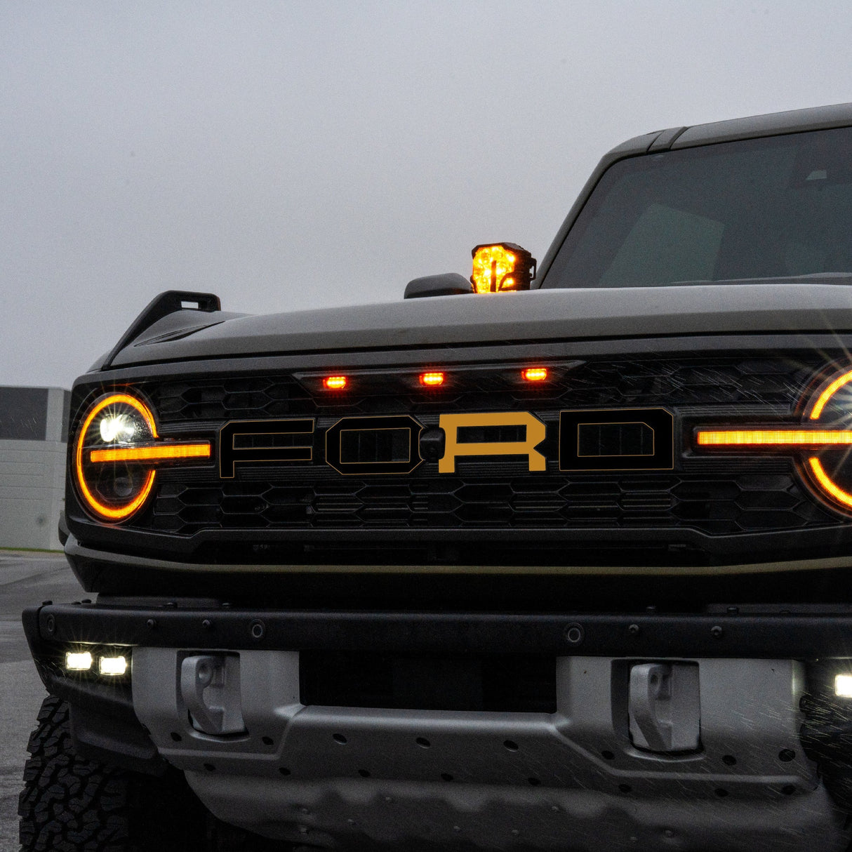 Vinyl Fox Vinyl Grille Letters| '22- Current Ford Bronco Raptor