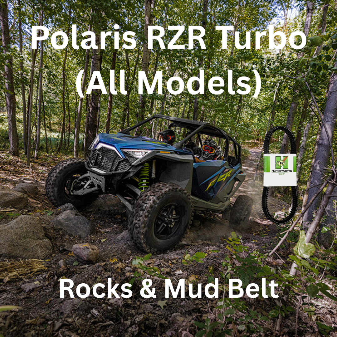 Hunterworks (Rocks & Mud) CVT Drive Belt for 2016-2026 Polaris RZR Turbo/RZR Pro/RZR Turbo R/RZR Turbo S Hunterworks