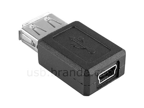 USB Female to Mini USB Male adapter TekShack