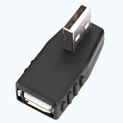 USB Female to USB Male 180° adapter right side TekShack