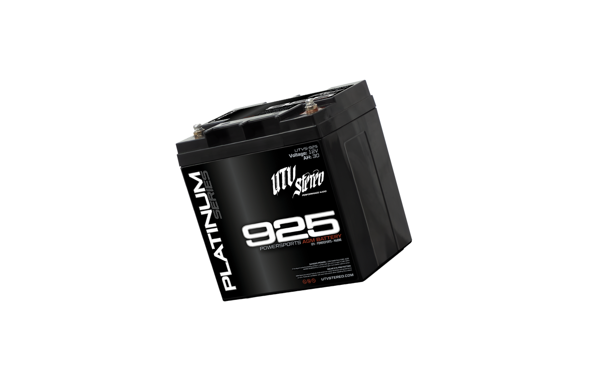 Platinum Series AGM 925 Battery | UTVS-925 UTV Stereo