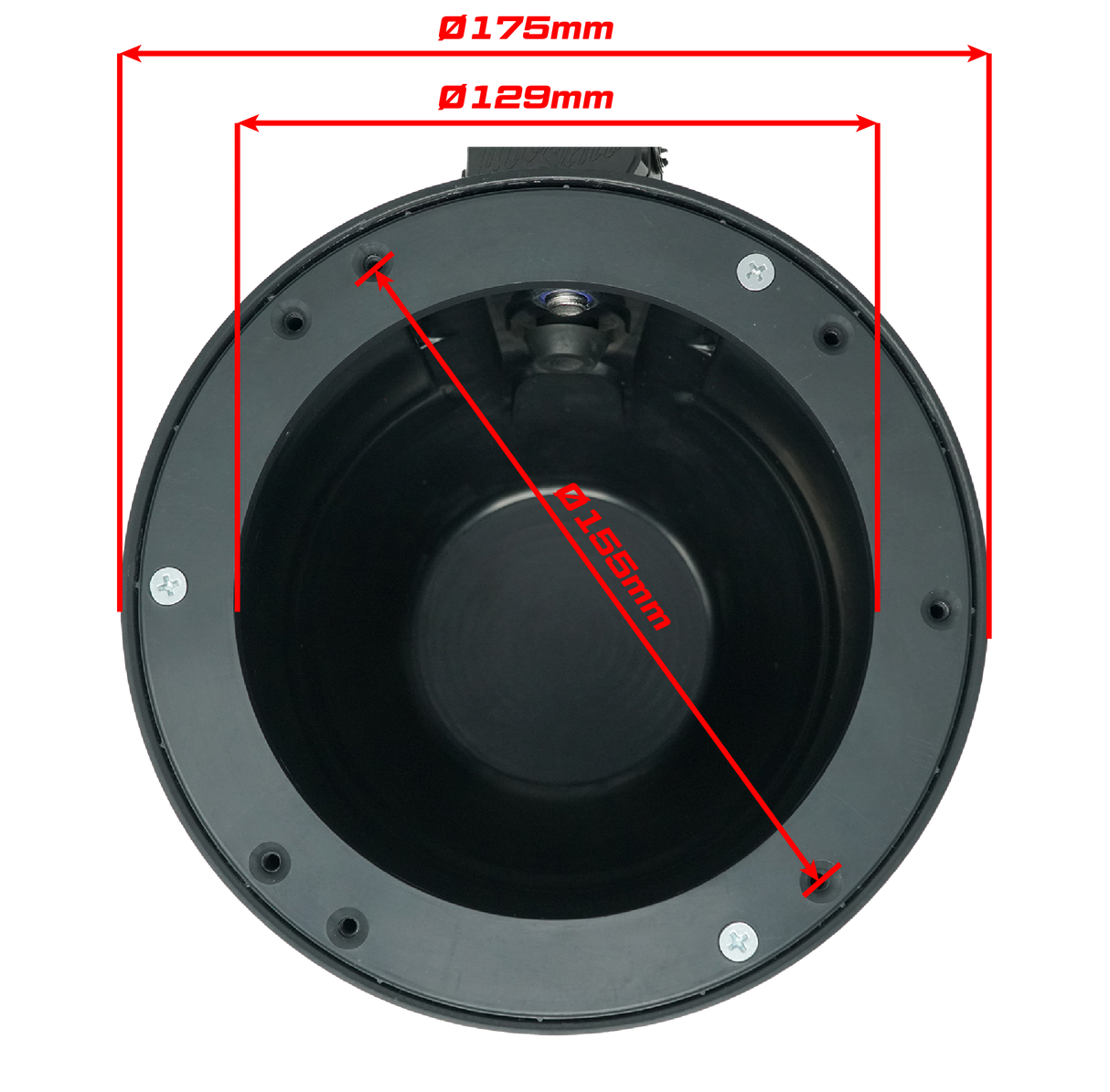 6.5" Cage Mount Pods - Unloaded (Pair) | UTVS-CP65 UTV Stereo
