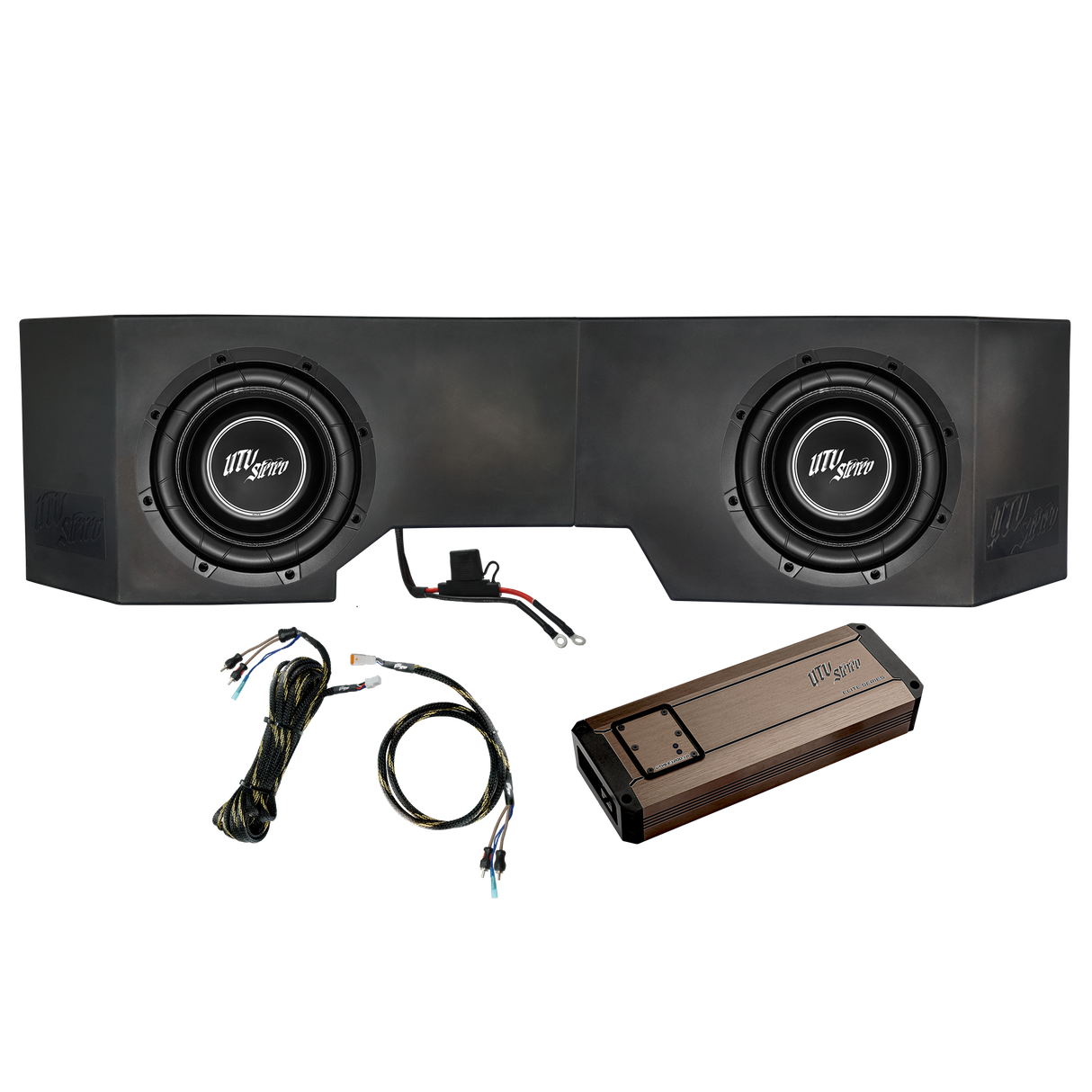 Can-Am® Defender HD10 1200W Dual 10" Subwoofer Kit | UTVS-DEF-SUB-1200-2