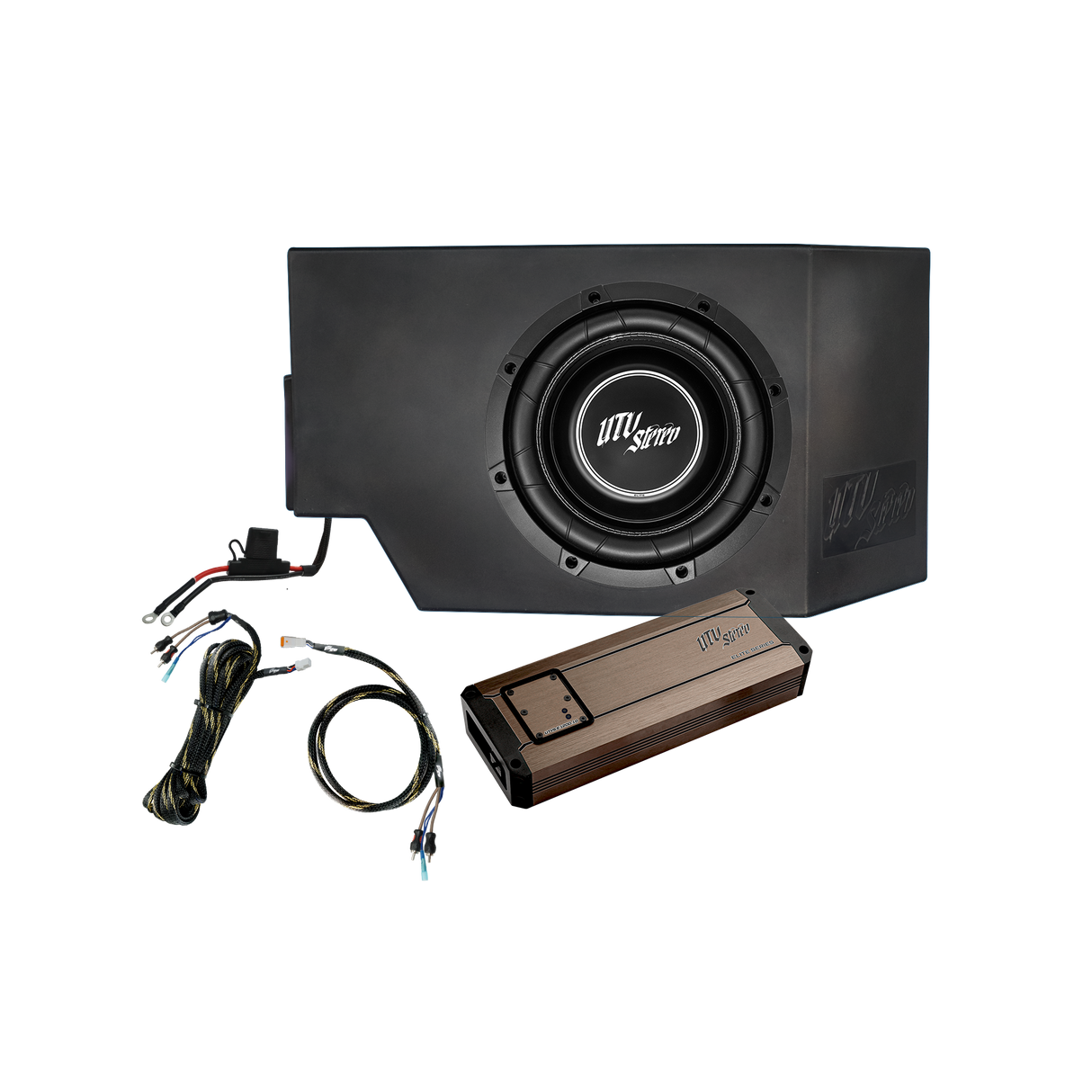 Can-Am® Defender HD10 1200W Single Side 10" Subwoofer Kit | UTVS-DEF-SUB-1200 UTV Stereo