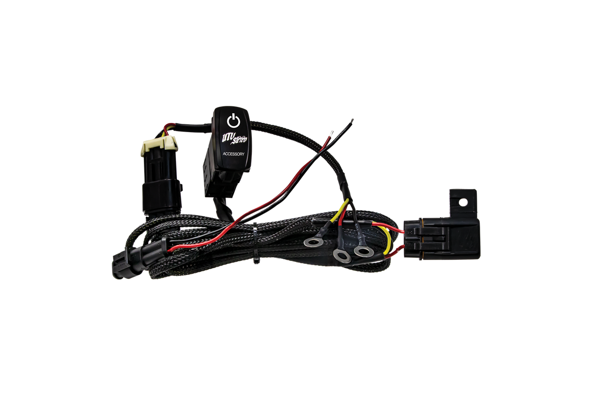 Low Current Harness + Rocker Switch | UTVS-HRN-LC-ACC UTV Stereo