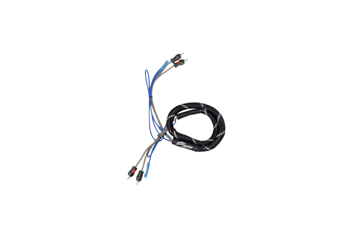 UTV Stereo 6-Channel RCA Harness - Front, Rear, Subwoofer, + Remote | UTVS-HRN-RCA-3 UTV Stereo