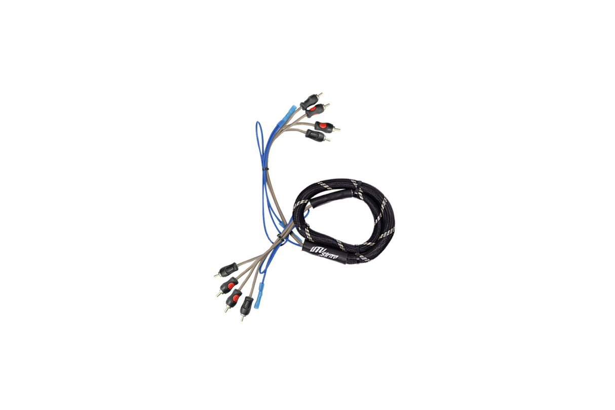 UTV Stereo 4-Channel RCA Harness - Front, Subwoofer + Remote | UTVS-HRN-RCA-2 UTV Stereo
