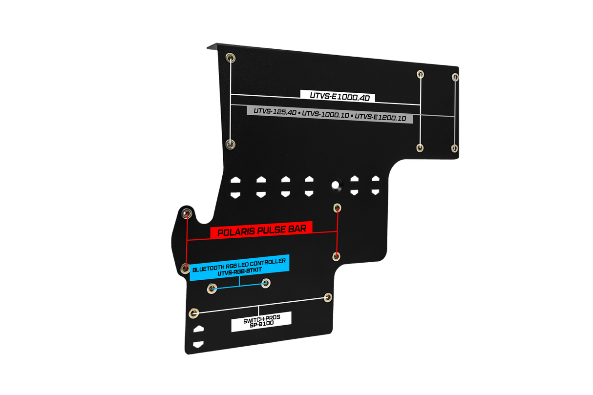 '20-'26 Polaris® RZR® Pro Series Pulse Bar Amplifier Mount | UTVS-PRO-AMPMT-PB UTV Stereo