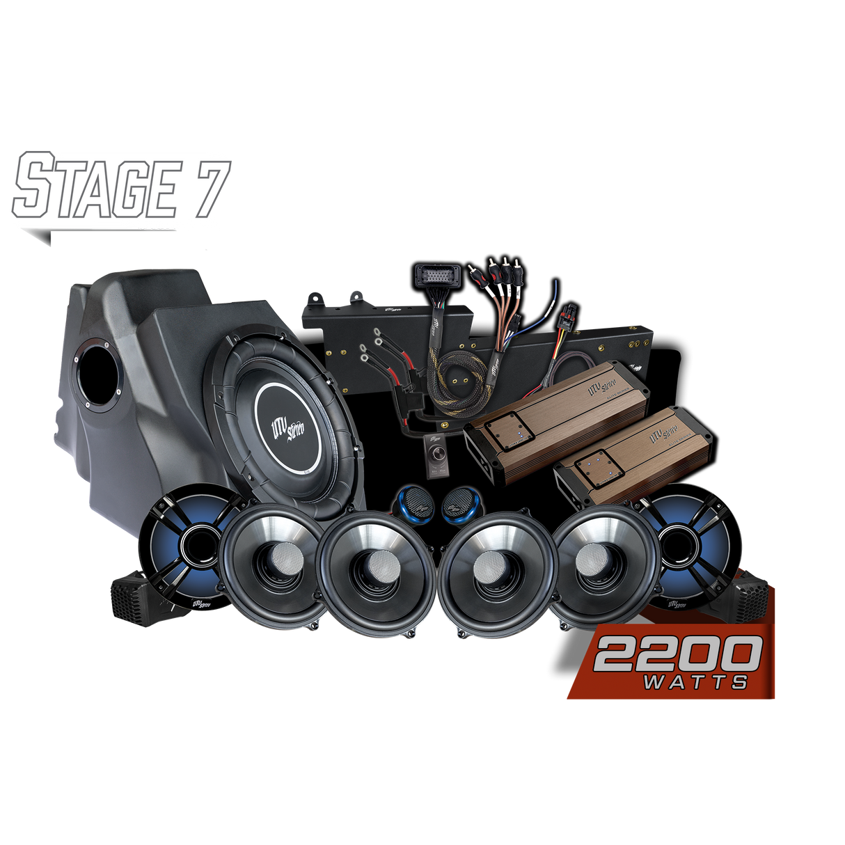 '25-'26 RZR® Pro Series Ride Command® Stage 7 Stereo Kit | UTVS-PRO2-S7-RC UTV Stereo