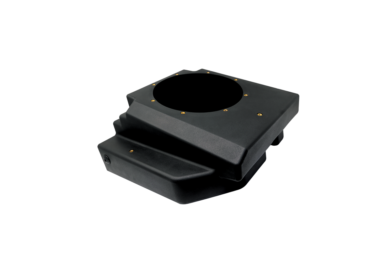 Can-Am® Maverick R 10" Rear Passenger Subwoofer Enclosure (4-SEAT MODELS) – Unloaded | UTVS-R-ENC-PASS-4R UTV Stereo