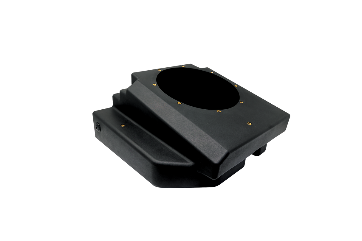 Can-Am® Maverick R 10" Rear Passenger Subwoofer Enclosure (4-SEAT MODELS) – Unloaded | UTVS-R-ENC-PASS-4R UTV Stereo