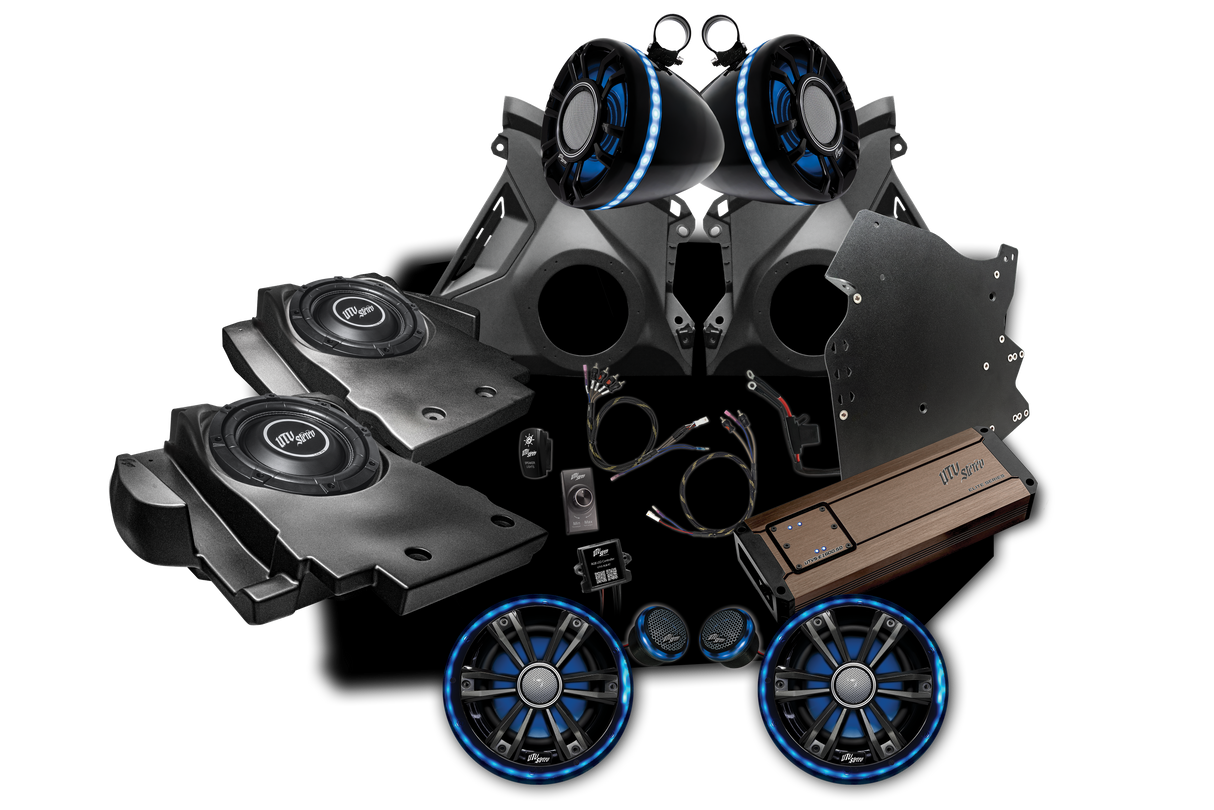 Can-Am® Maverick R BRP GO! Elite Series Stage 6 Stereo Kit | UTVS-R-S6-E-GO UTV Stereo