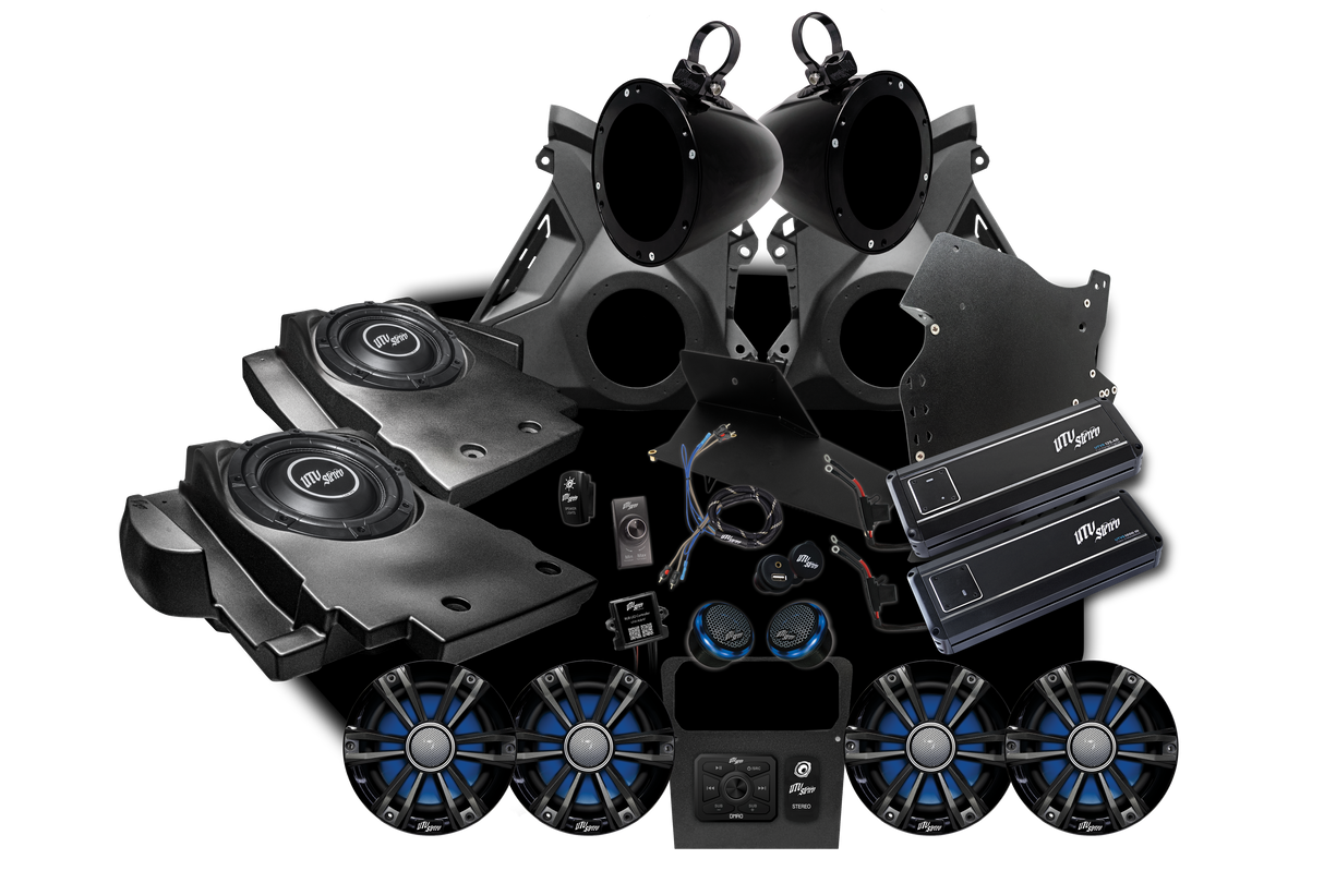 Can-Am® Maverick R Signature Series Stage 7 Stereo Kit | UTVS-R-S7-S UTV Stereo