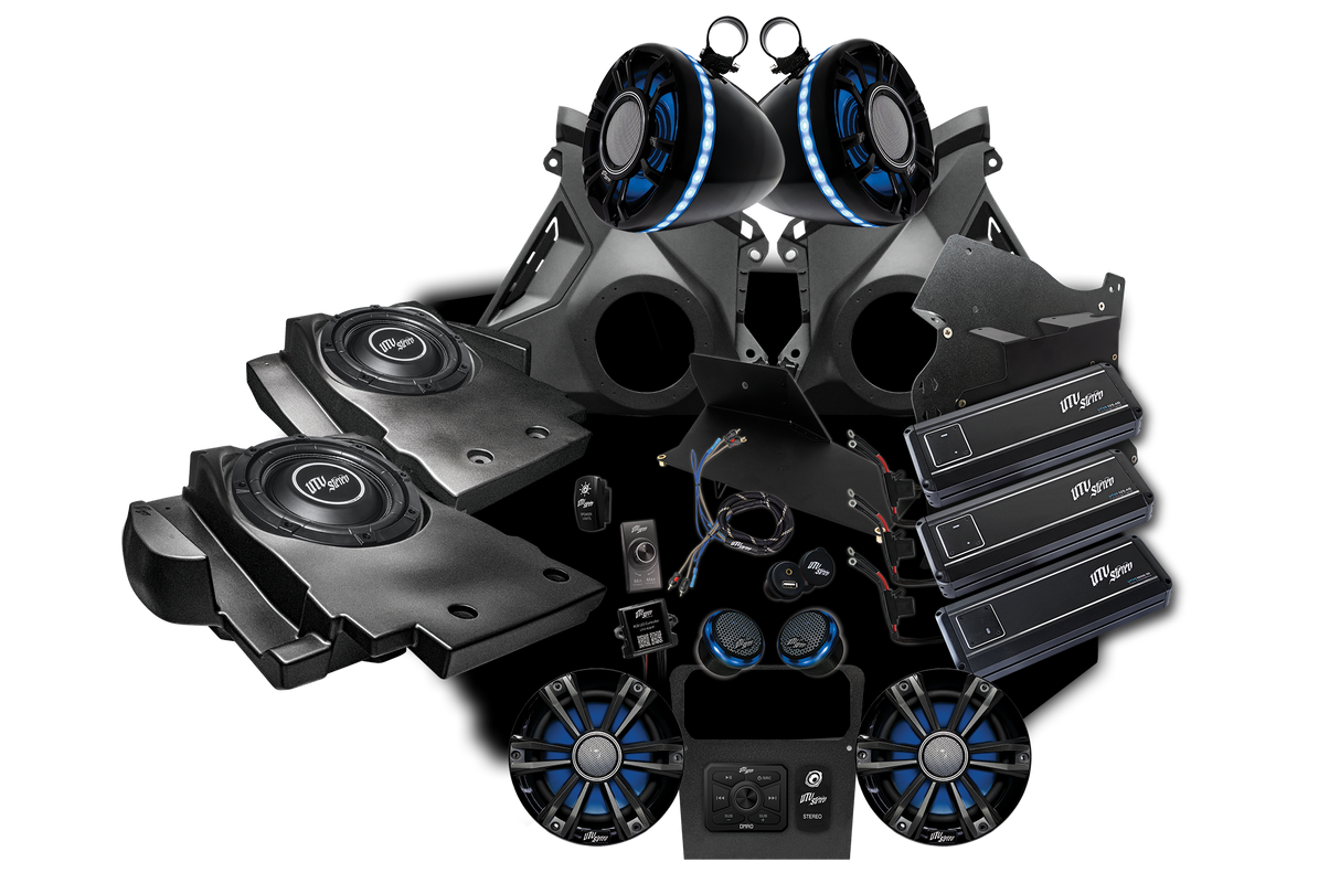 Can-Am® Maverick R Signature Series Stage 8 Stereo Kit | UTVS-R-S8-S UTV Stereo