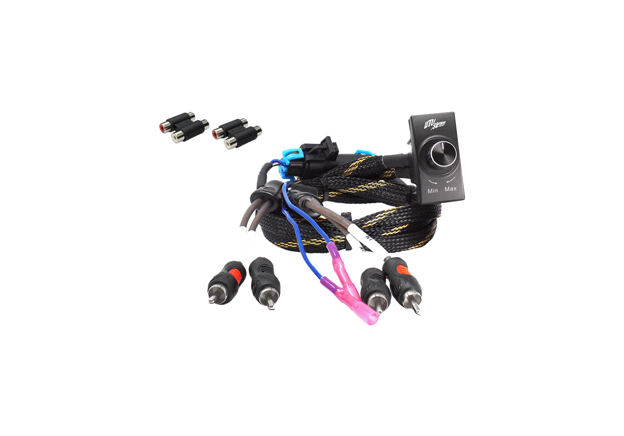Can-Am® Maverick R BRP GO Subwoofer RCA Output Harness + Remote | UTVS-R-GO-SUB-OUT UTV Stereo
