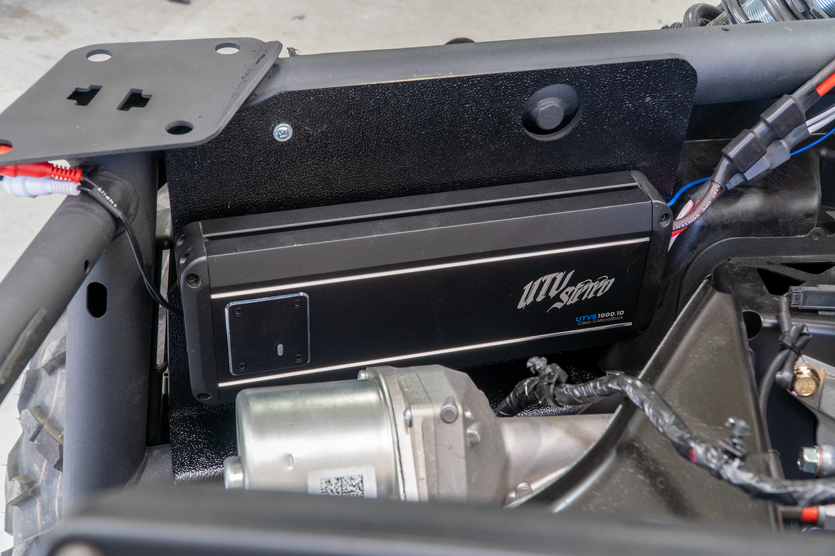 Can-Am® X3 Lower Amplifier Mount | UTVS-X3-AMPMT-LW UTV Stereo