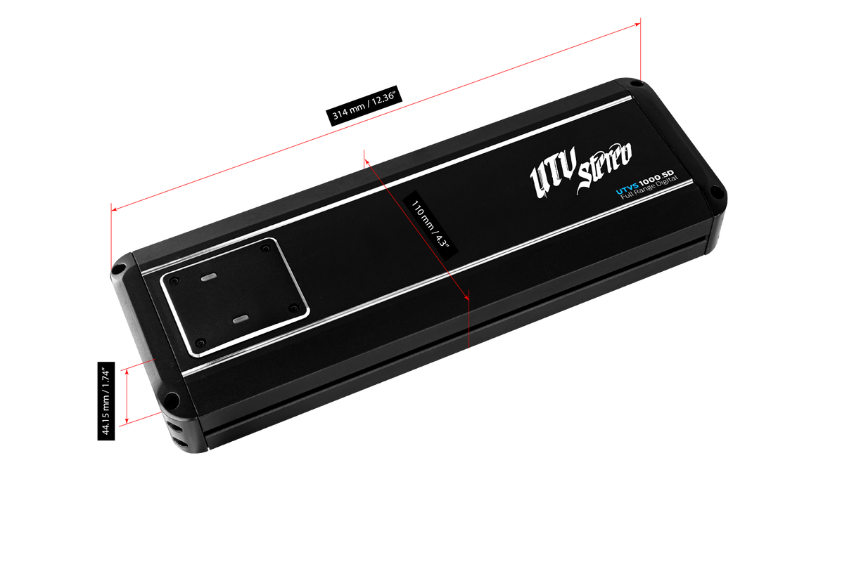 Signature Series 1000W 5-Channel Amplifier | UTVS1000.5D UTV Stereo