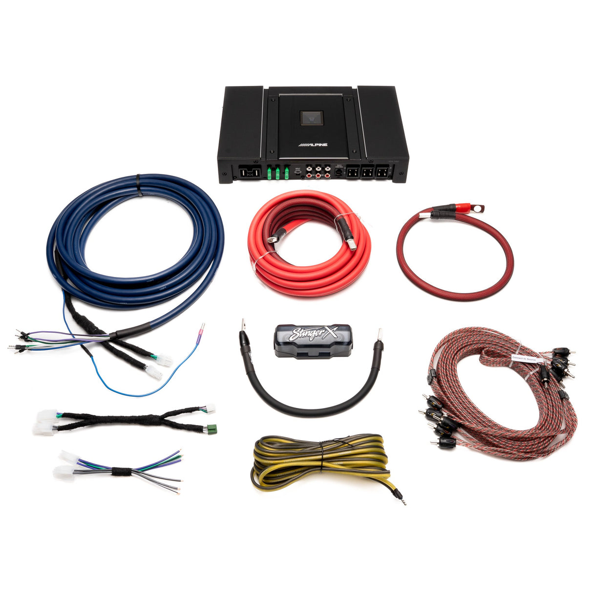 Alpine V90 Complete Plug & Play 5-Channel Amplifier Bundle | '07- '18 JK Wrangler