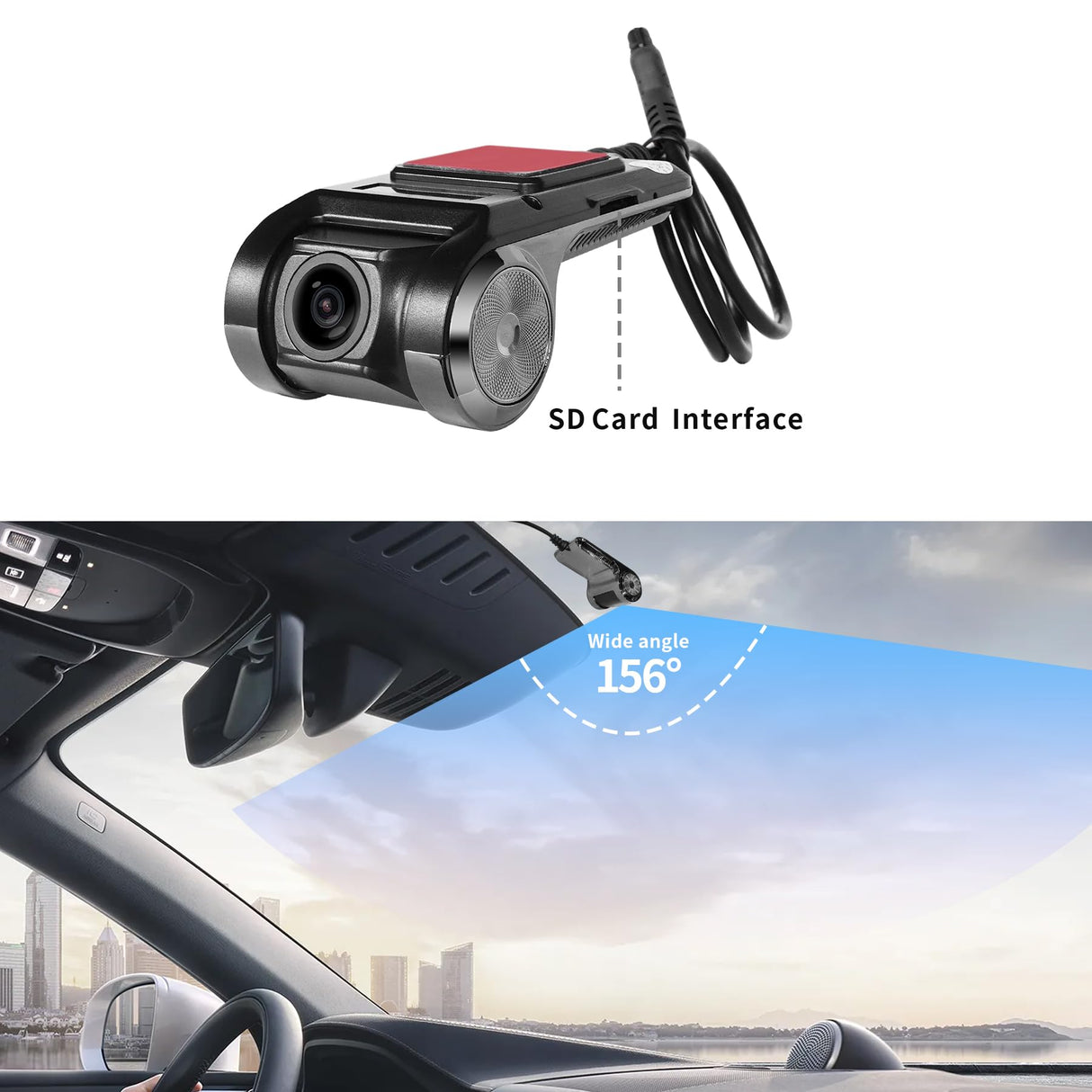 Sony Sensor Image 1080P USB DVR On-Dash Camera