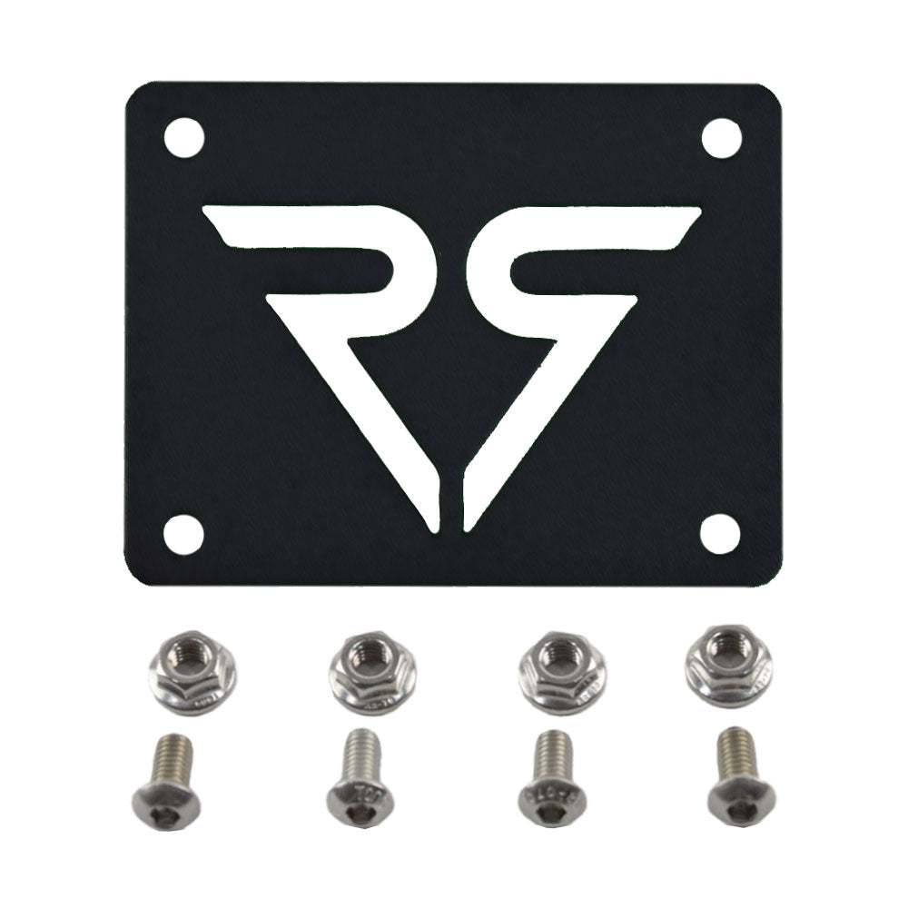Front Warning Label Plate for 2014+ Honda Rancher, Foreman, Rubicon Vessel Powersports
