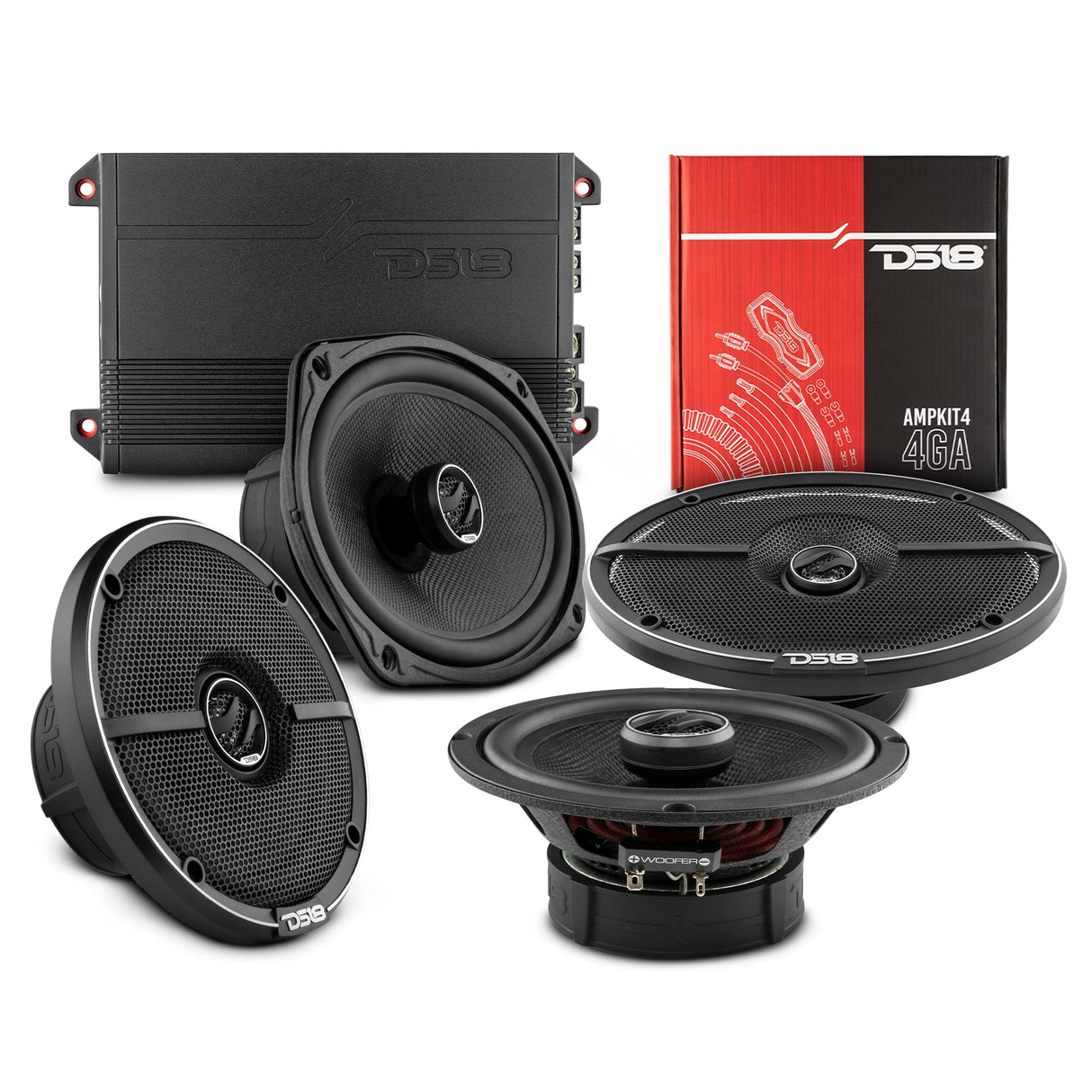DS18 2015-2020 Ford F-150 Crew and Super Cab Good Upgrade/Replacement Package 1600 Watts