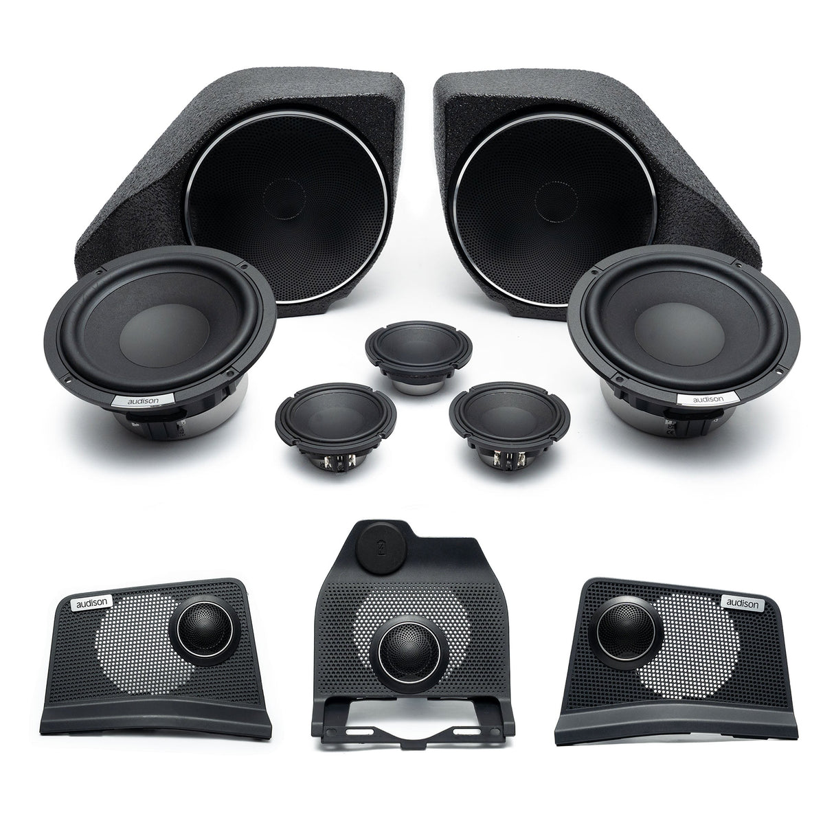 Audison Voce II/ Forza Plug & Play Full System (Tri-DSP Amplifier) Bundle Upgrade (B&O System) | '21- Current Ford Bronco