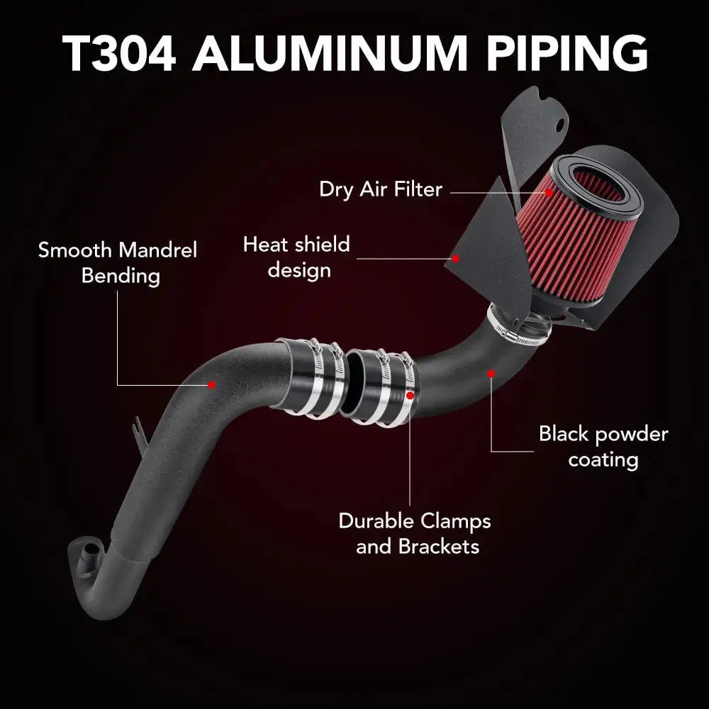 Cold Air Intake Kit for VW Golf GTI MK5/MK6 / Jetta GLI / Audi A3 1.8T & 2.0T TSI EA888