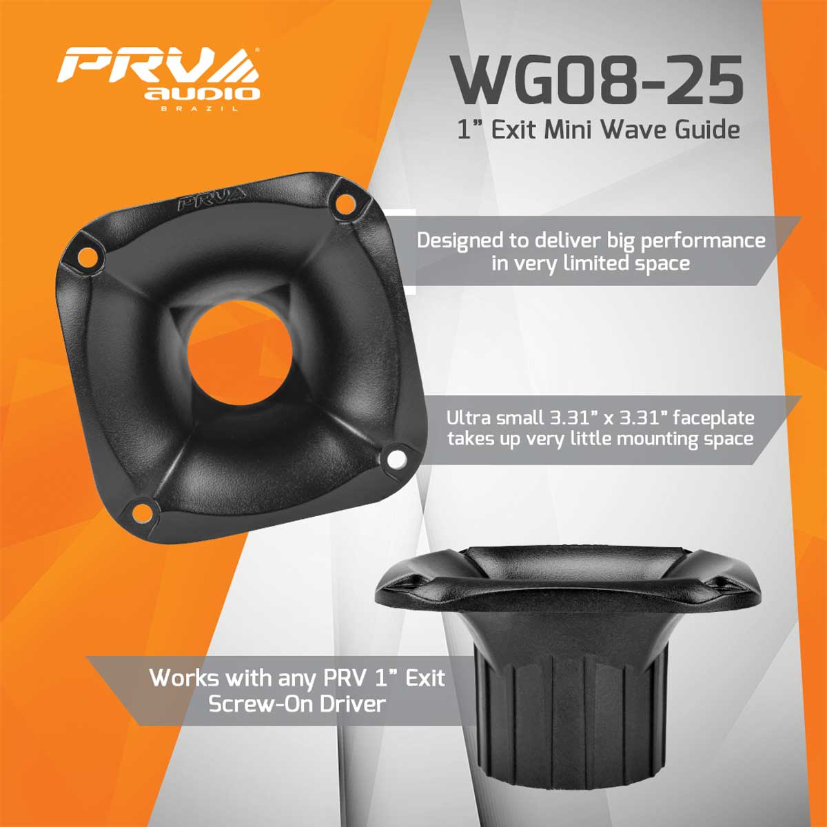 PRV WG08-25 Waveguide PRV Audio