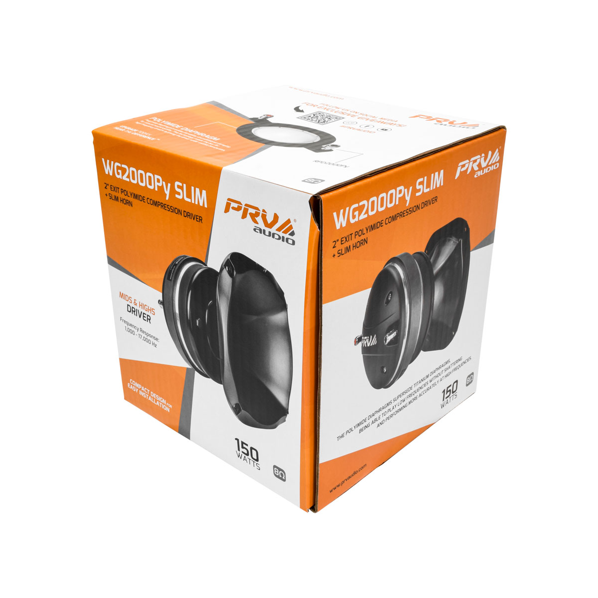PRV WG2000Py SLIM Driver + Horn Combo PRV Audio