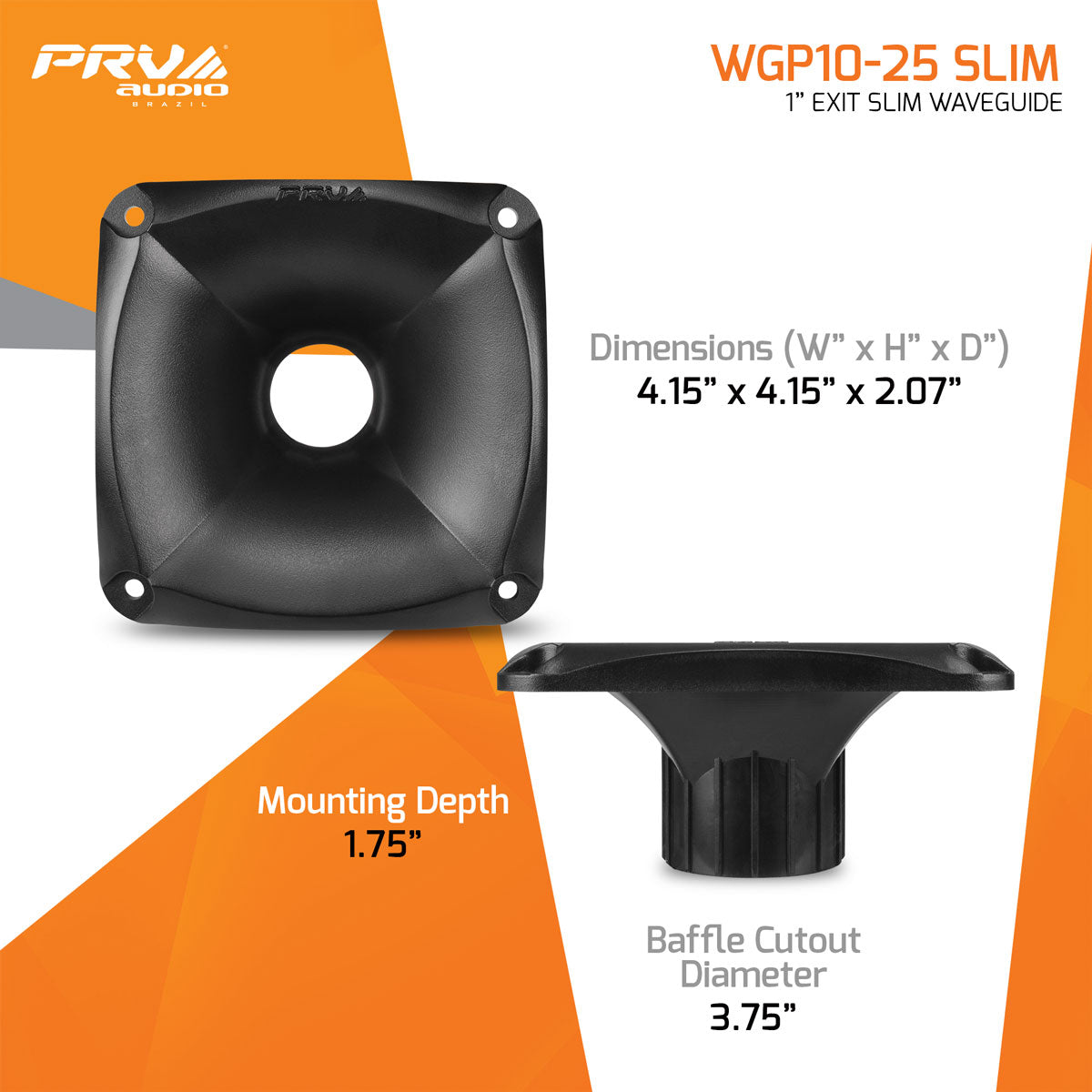 PRV WGP10-25 SLIM Waveguide PRV Audio