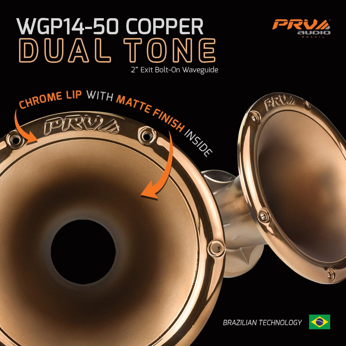 PRV WGP14-50 COPPER DUAL TONE Waveguide PRV Audio