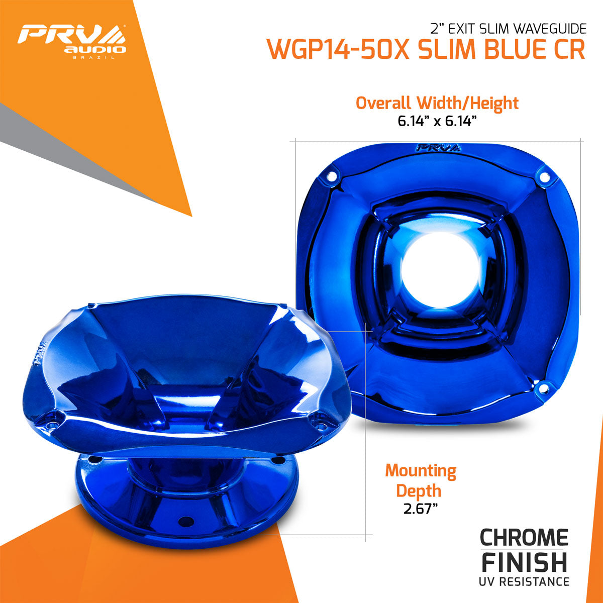 PRV WGP14-50X SLIM BLUE CR Waveguide PRV Audio